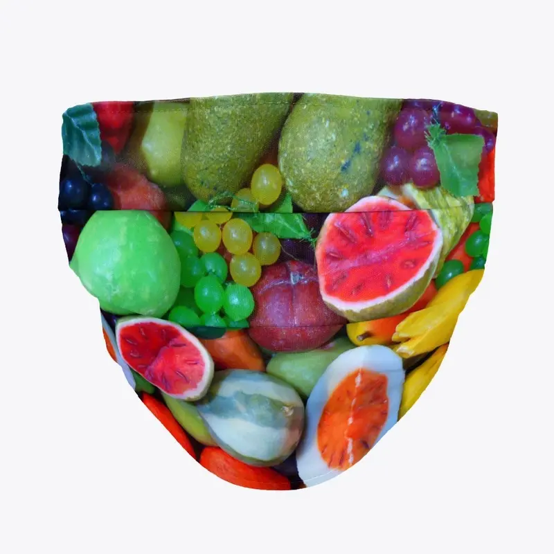 Colorful Cut-Up Fruit Mask